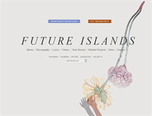 Tablet Screenshot of future-islands.com